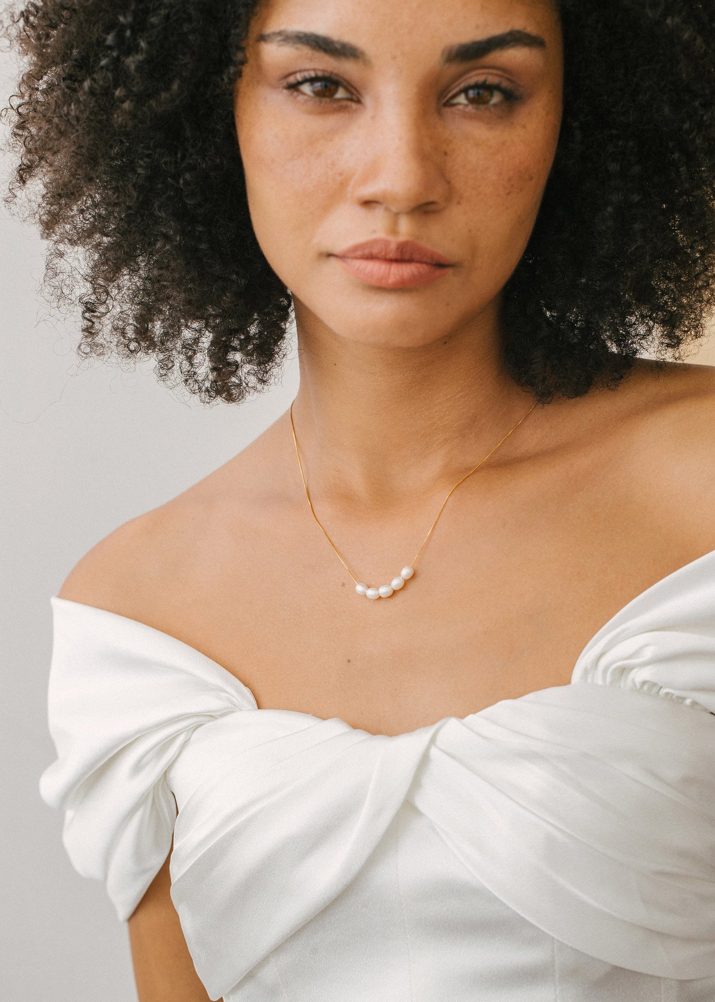 Pearl Bead Necklace |Minimalist Pearl Necklace | Custom Gift for Her |Dainty Pearl Jewelry| Bridesmaids Gifts | Simple Everyday Necklaces